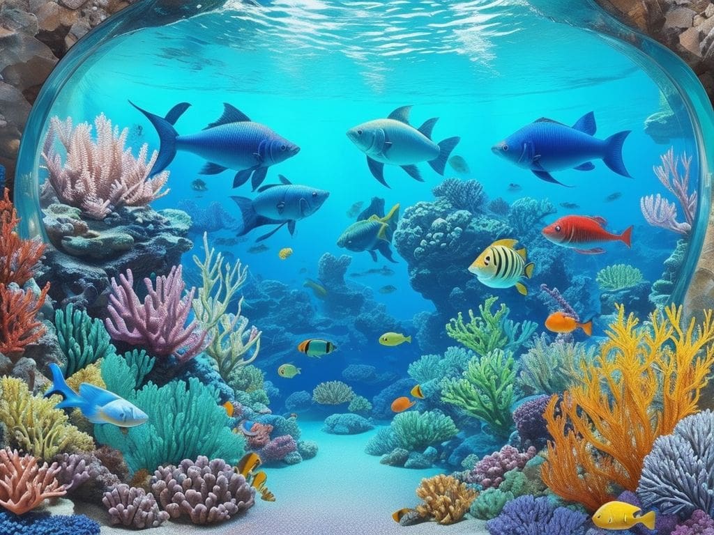 The difference between an aquarium and a fish tank